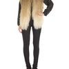 Matthew Williamson Dégradé Mongolian Lamb Gilet in Beige (camel) - Lyst