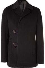 Raf Simons Horn Toggle Fastening Wool Jacket
