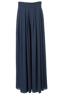 Topshop Premium Wide Leg Trousers - Lyst