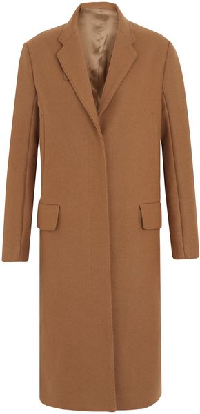 Acne Camel Smith Tailored Coat - Lyst