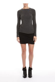 Alexander Wang Poly Rayon Spandex Twistback Long Sleeve Tee - Lyst