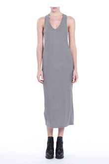 Alexander Wang Slub Long Tank Dress - Lyst