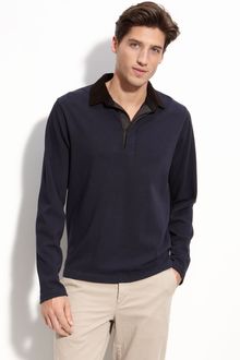 Billy Reid Trim Fit Rugby Polo - Lyst