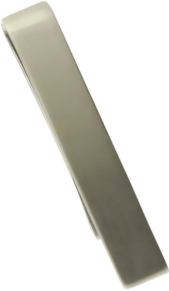 Calibrate Tie Bar in Silver for Men (plain silver) - Lyst