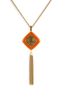 Cara Accessories Statement Pendant Y-necklace - Lyst