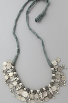 Club Monaco Multiple Coin Necklace - Lyst
