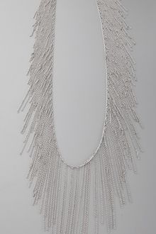 Fallon Jewelry Chain Fringe Necklace - Lyst