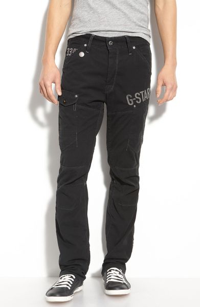 G-star Raw General Tapered Pants in Black for Men - Lyst