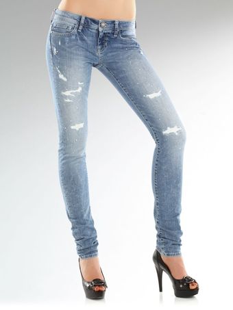 Guess Foxy Skinny New Basic Stretch Denim - Lyst