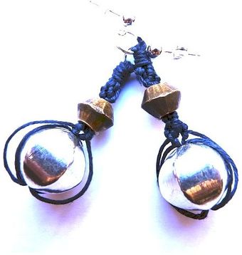Ifatcreations Silver and Bronze Earrings Nr. 232 - Lyst