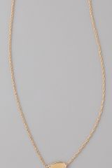 Jennifer Zeuner Mini 1/2 Heart Necklace with Diamond
