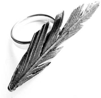 Justine Brooks Feather Ring - Lyst