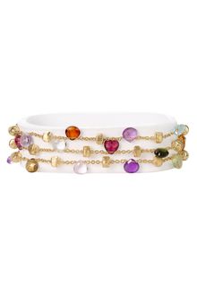 Marco Bicego Paradise Triple Strand Bracelet - Lyst