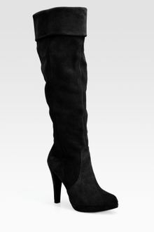 Michael by Michael Kors Adena Sport Suede Slouch Knee-high Boots - Lyst