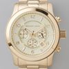 Michael Kors Mens Oversized Watch in Gold for Men - Lyst