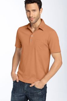 Michael Kors Metal Button Trim Fit Polo - Lyst