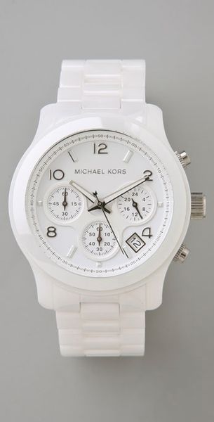 Michael Kors Ceramic Watch - Lyst