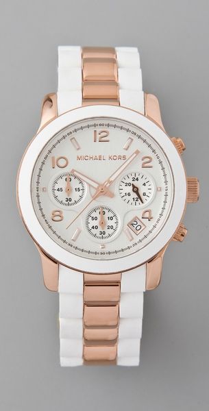 Michael Kors Runway Time Teller Watch - Lyst