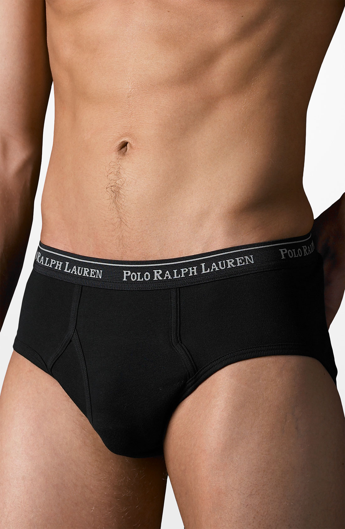 Polo Ralph Lauren Logo Briefs In Black For Men Lyst