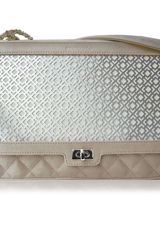 Poupee Couture Quilted Black + White Shoulder Bag