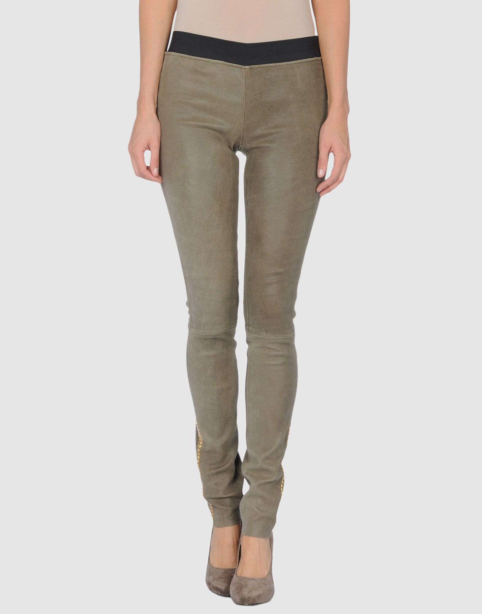 Robin's Jean Robins Jean Leather Pants in Gray (grey) Lyst