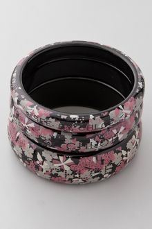 See By Chloé Printed Resin Bangle Set - Lyst
