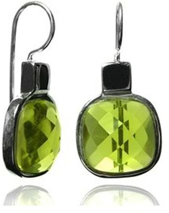 Sikara & Co. Sikaras Faceted Rounded Square Earrings - Lemon T - Lyst
