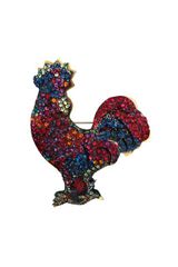 Zelia Horsley Jewellery Cockerel Brooch