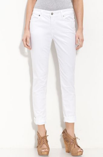 Blue Essence Stretch Twill Pants (petite) - Lyst