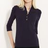 Burberry Brit Puff Shoulder Polo in Blue (ink) - Lyst