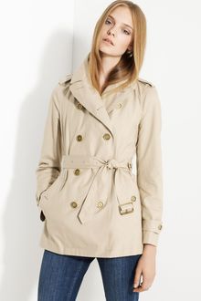 Burberry Brit Cotton Trench - Lyst