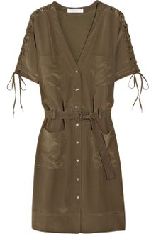 Chloé Silk Crepe De Chine Dress - Lyst