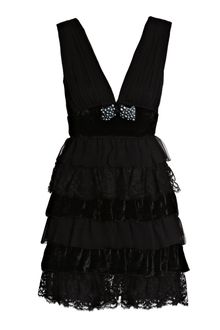 D&G Lace Chiffon Dress - Lyst