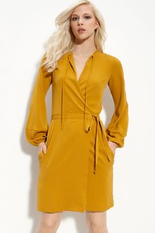 Diane Von Furstenberg Nove Stretch Silk Wrap Dress - Lyst