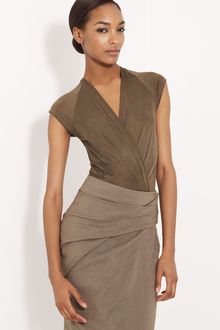 Donna Karan New York Collection Jersey Bodysuit - Lyst