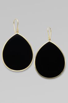 Ippolita Onyx & 18k Gold Large Teardrop Earrings - Lyst
