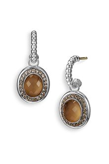 John Hardy Batu Bedeg Oval Drop Earrings - Lyst