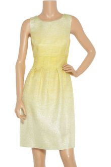 Lela Rose Ombré Silk-blend Tweed Dress - Lyst