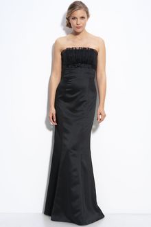 Ml Monique Lhuillier Bridesmaids Strapless Satin Mermaid Gown (nordstrom Exclusive) - Lyst