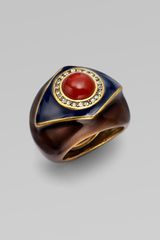 Oscar de la Renta Russian Gold Ring