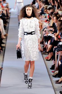 Oscar de la Renta Spring 2012 Black Clutch - Lyst