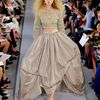 Oscar De La Renta Spring 2012 Metallic Crop Top  in Gold - Lyst