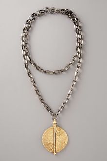 Paige Novick Golden Pendant Necklace - Lyst