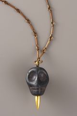 Pamela Love Skull Pendant Necklace, 20l