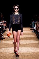 Proenza Schouler Spring 2012 Black Skort