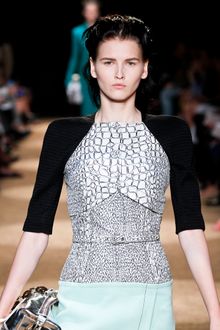 Proenza Schouler Spring 2012 Knee-Length Two-Piece Dress With Knitted Sleeves - Lyst