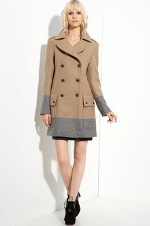 Rag & Bone Admiral Wool Coat -camel/grey - Lyst