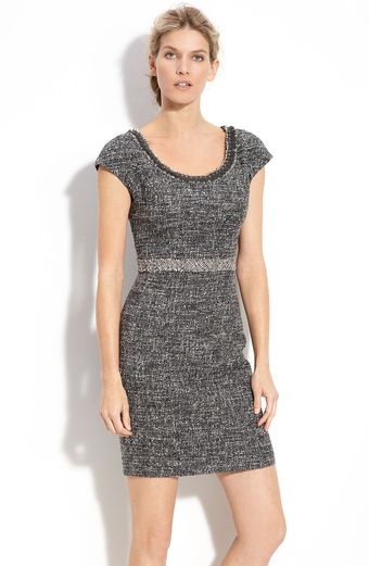  Sequin Bouclé Dress 