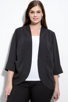 Sejour Three Quarter Sleeve Jacket (plus) - Lyst