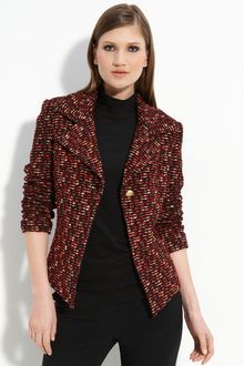St. John Collection Regimental Tweed Jacket - Lyst